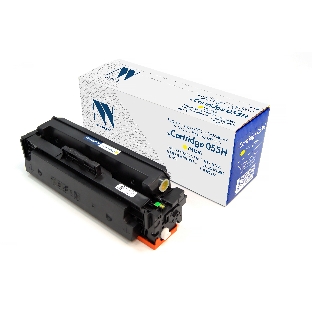 Картридж лазерный NVPrint совместимый NV-055H Yellow для Canon i-Sensys MF742Cdw/MF744Cdw/MF746Cx/LBP663Cdw/LBP664Cx (5900k)