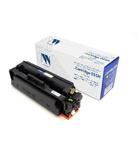 Картридж лазерный NVPrint совместимый NV-055H Yellow для Canon i-Sensys MF742Cdw/MF744Cdw/MF746Cx/LBP663Cdw/LBP664Cx (5900k)