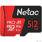 Флеш карта MicroSD card Netac P500 Extreme Pro 512Gb, retail version w/SD adapter, фото10