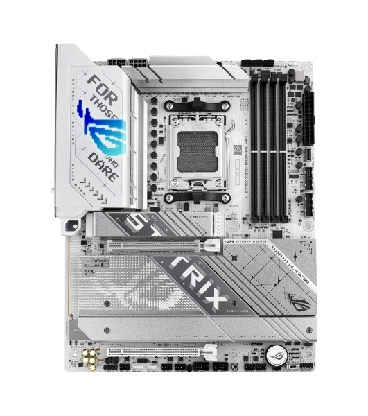 Материнская плата ASUS ROG STRIX X870-A GAMING WIFI, AM5, AMD X870, 4xDDR5, 2xSATA, 4xM.2, 1xPCI-E 4.0 x4, 1xPCI-E 5.0 x16, 1xHDMI, 1xDP, 1x 2.5Gb LAN, 4xUSB-A 3.2 Gen 1, 5xUSB-A 3.2 Gen 2, 1xUSB-C 3.2 Gen 2, 2xUSB4, 2x3.5 мм, 7.1, ATX