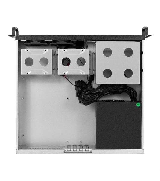 Серверный корпус ExeGate Pro 2U400-04 (RM 19', высота 2U, глубина 400, БП 400ADS, 2хUSB)