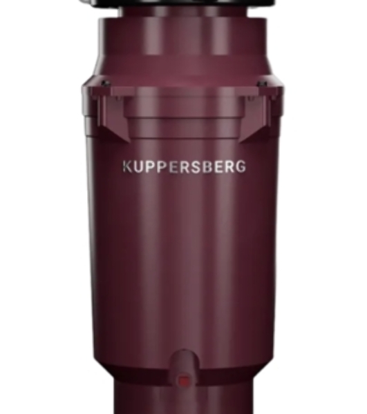 Измельчитель пищевых отходов Kuppersberg WSS 750 V, High-Tech, мощность 750 Вт, 3800-4200 об/мин, защита от перегрева, авто выключение, DC мотор, уровень шума 75 дБ, винный