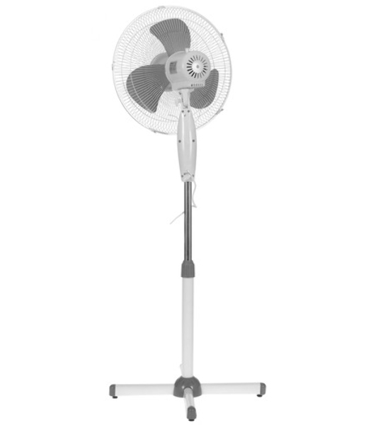 Вентилятор Kraft FS40-1621G серый, напольный, 40 Вт, 3 скорости, 40 см