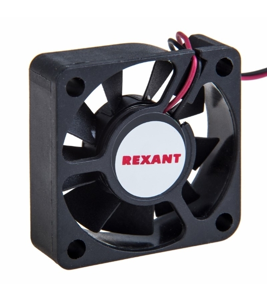 Вентилятор для корпуса Rexant RХ 4010MS 12VDC черный, 40 мм, 4800 об/мин, 20 дБ, 2 pin