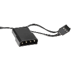 Вентилятор для корпуса Crown CMCF-12025S-1213 прозрачный/оранжевый, 120 мм, 1650 об/мин, 28 дБ, 3 pin, фото3
