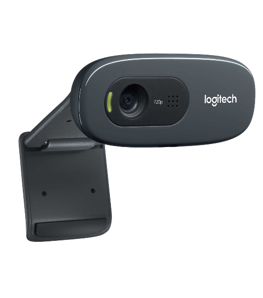 Веб-камера Logitech C270 HD 1280x720, 30 кадр/с, USB Type-A, микрофон (шумоподавление), автоосвещение, универсальное крепление