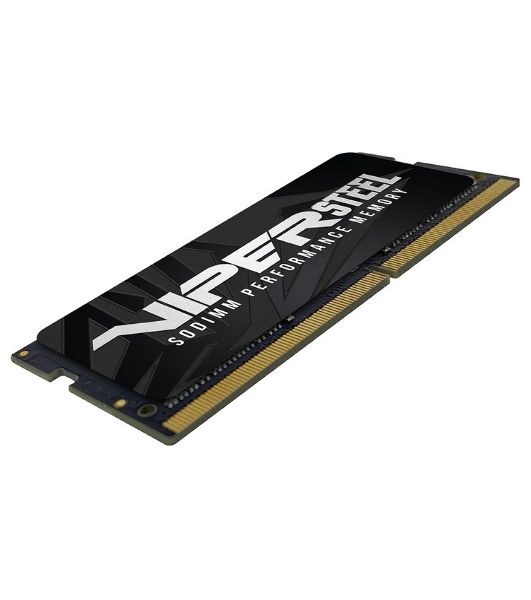 Оперативная память Patriot Steel Series, DDR4, 16GB (1x16 GB), 3200 MHz, CL22, радиатор, черный, SO-DIMM