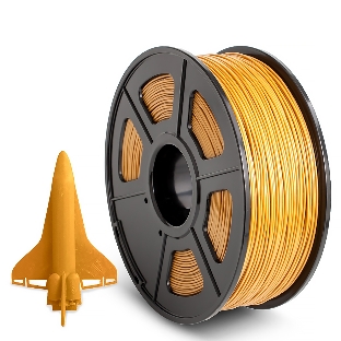 Филамент NVPrint ABS Gold для 3D печати диаметр 1.75мм длина 330 метров масса 1 кг