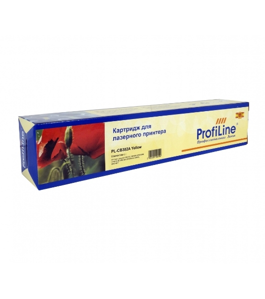 Картридж лазерный ProfiLine PL-CB382А для принтеров HP Color LaserJet CP6015/CM6040 20000 копий Yellow