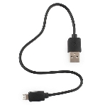 Кабель USB Гарнизон GCC-USB2-AP2-0.3M AM/Lightning, для iPhone5/6/7, IPod, IPad, 0.3м, черный, пакет, фото4