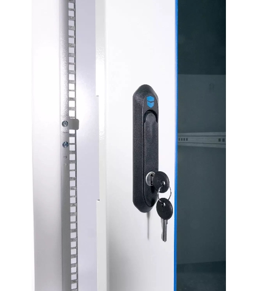 Шкаф телекоммуникационный напольный ЭКОНОМ 30U (600 × 800) дверь стекло, дверь металл