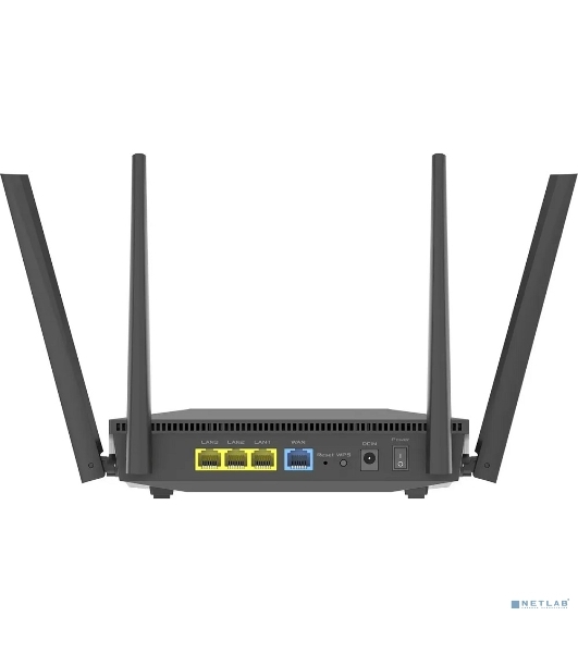 Роутер беспроводной Asus RT-AX52 AX1800 10/100/1000BASE-TX черный