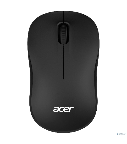Мышь беспроводная Acer OMR160 черный, 1200 dpi, радиоканал, USB, кнопки - 3