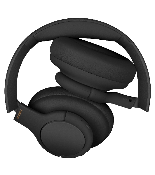 Беспроводные/проводные наушники Sven AP-B800MV черный, полноразмерные, Bluetooth + Jack 3.5 мм, складная конструкция, до 15 ч