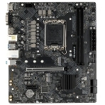 Материнская плата MSI PRO H610M-G WIFI, LGA 1700, Intel H610, 2xDDR5 (до 64 ГБ), 4xSATA, 1xM.2 (PCIe 3.0 x4), 1xPCIe 4.0 x16, 2xPCIe x1, 1xVGA, 1xHDMI, 1xDP, 1x1Gb LAN, Wi-Fi 5, Bluetooth 4.2, 4xUSB-A 5Gbps, 2xUSB-A 2.0, 1xPS/2, 3x3.5 мм, 7.1, чёрный, mATX, фото6