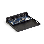 Планка USB на переднюю панель ExeGate U3H-625, 3,5', 4*USB3.0, черная, металл, подсоединение к мат. плате, фото2