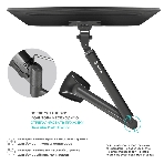 Кронштейн ONKRON G100 для монитора 13'-32' настольный, черный, фото24