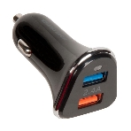 Автомобильная зарядка (от прикуривателя) More choice AC22m, два разъема USB, кабель Micro USB, 2.4A, черный, фото2