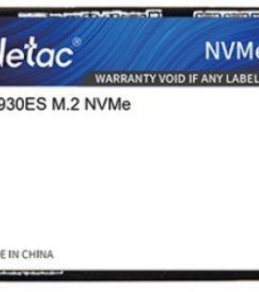 Накопитель SSD Netac N930ES, 512Gb, PCIe 3.1 x2, M.2 2242, NVMe, R/W 1650/1500