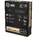 Переходник аудио-видео Cactus CS-HDMI-DP-ADR HDMI (m)/DisplayPort (f) 5м. позолоч.конт. серый, фото3