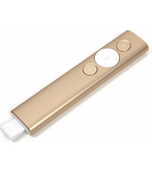 Презентер беспроводной Logitech Spotlight золотистый, радиоканал, USB, кнопки - 3