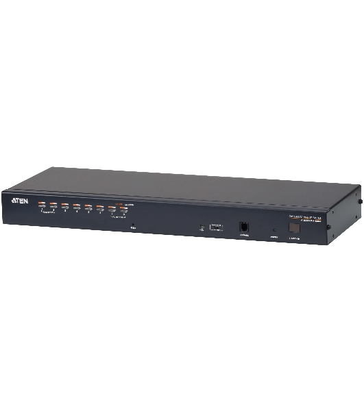 Переключатель электронный ATEN 8Port Cat 5 High Density KVM Over the NET