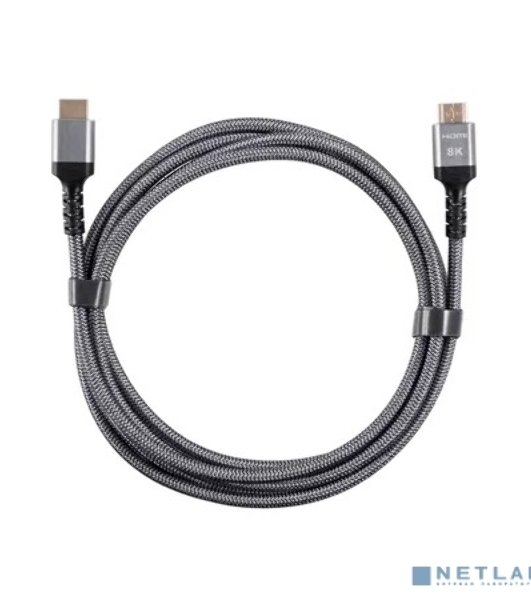 Кабель HDMI 19M/M,ver. 2.1 8KX60Hz (Econom) оплетка 3m iOpen ACG859A-3.0