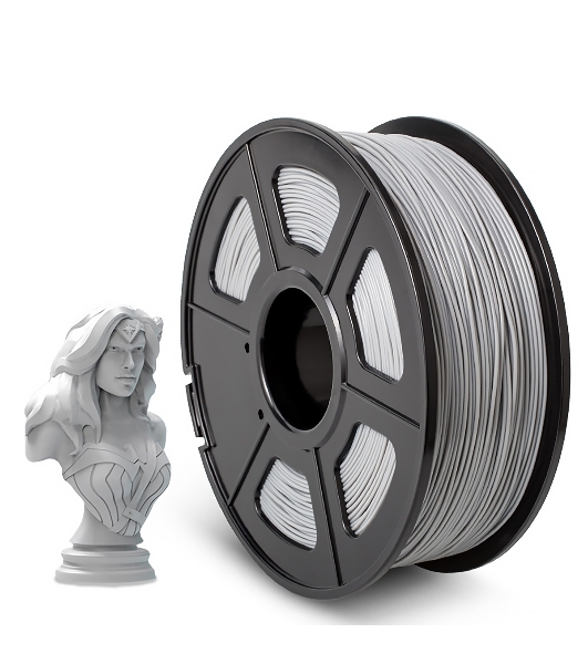 Филамент NVPrint ABS Grey для 3D печати диаметр 1.75мм длина 330 метров масса 1 кг