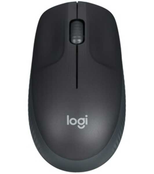 Мышь беспроводная Logitech M190 черный, 1000 dpi, радиоканал, USB, кнопки - 3