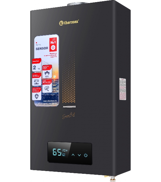 Водонагреватель проточный Thermex S 20 MD Art черный