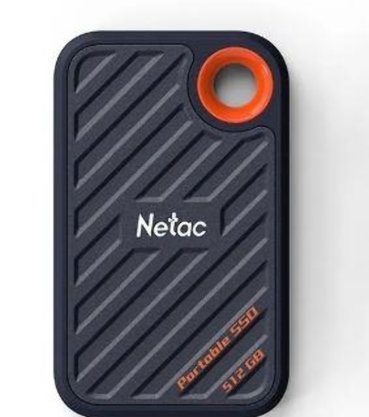 Внешний SSD Netac ZX20, 512 Gb, USB 3.2 Gen 2x2 Type-C, R/W 2000/1800, черный