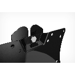 Кронштейн для телевизора Holder LCDS-5060 черный глянец 19'-32' макс.30кг настенный фиксированный, фото3