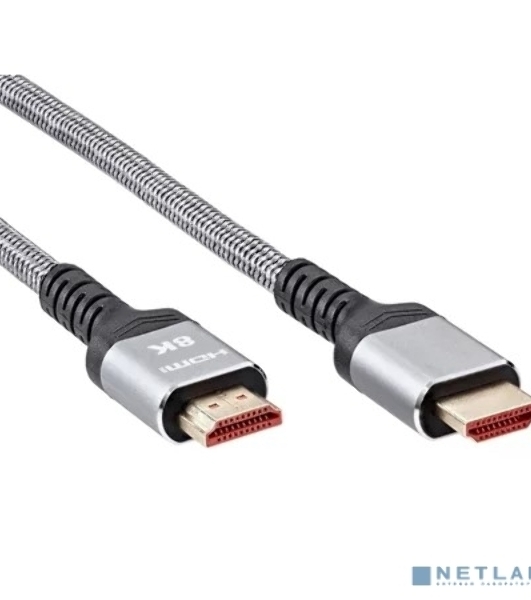 Кабель HDMI 19M/M,ver. 2.1 8KX60Hz (Econom) оплетка 3m iOpen ACG859A-3.0
