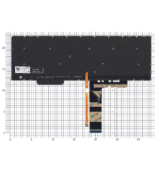 Клавиатура для ноутбука Lenovo 5 Chrome 16IAU7 черная