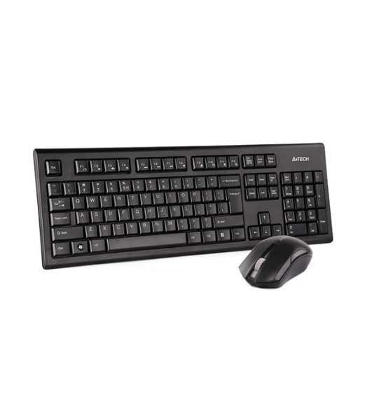 Комплект клавиатура+мышь A4Tech 3000NS беспроводной, USB, 1200 DPI, чёрный
