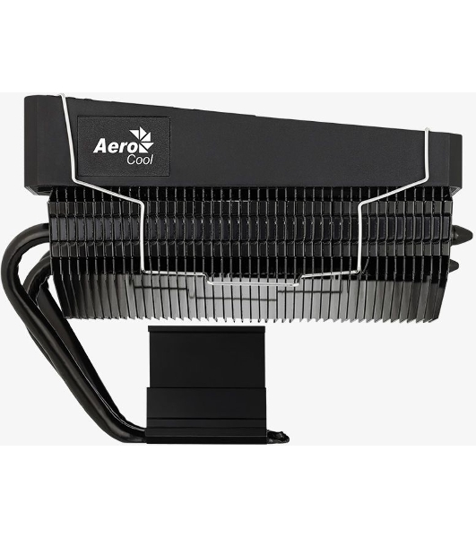 Кулер для процессора AeroCool/Formula Cylon 3H черный, 120 мм, алюминий, 1800 об/мин, 24.3 дБ, 4 pin, 125 Вт, 98 мм