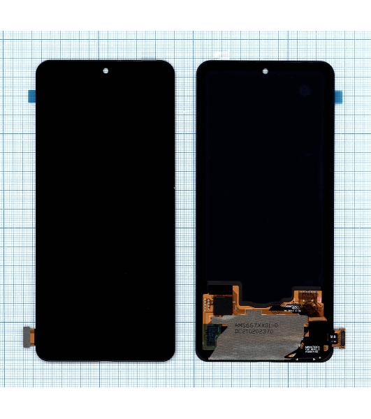 Дисплей для Xiaomi Redmi K40, K40 Pro, Mi 11i, Poco F3 в сборе с тачскрином (OLED) черный