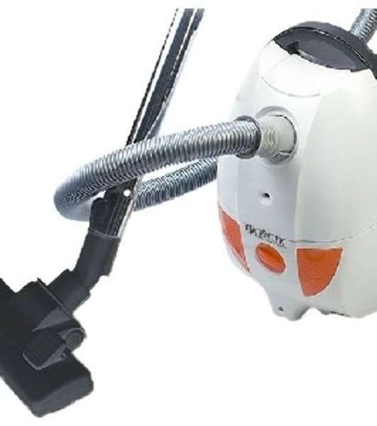 Пылесос Centek CT-2503 белый/оранжевый, 400/2000 Вт, уборка сухая, пылесборник мешок 2.5 л