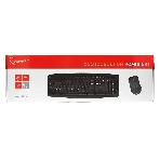 Комплект клавиатура+мышь Gembird KBS-8000 беспроводной, USB, 1600 DPI, чёрный, фото15