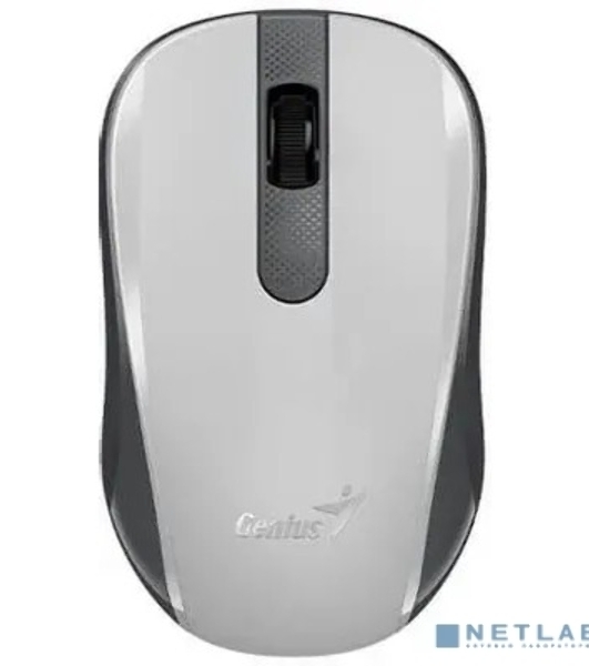 Мышь беспроводная Genius NX-8008S белый/серый, 1200 dpi, радиоканал, USB, кнопки - 3
