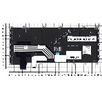 Клавиатура для ноутбука Lenovo IBM ThinkPad Yoga 260, Yoga 370 черная с серебристой рамкой, фото 1
