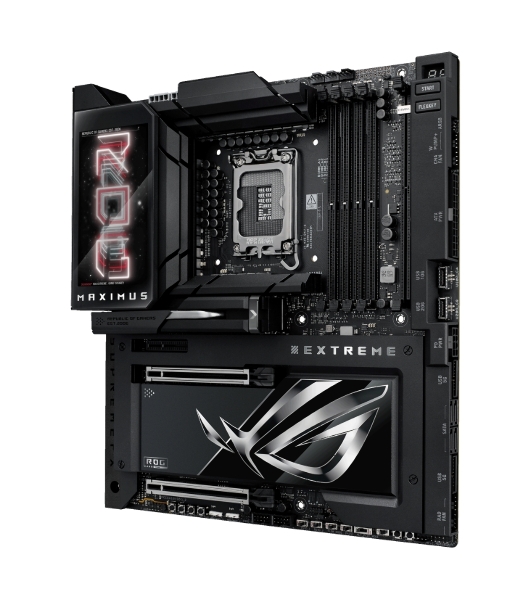Материнская плата ASUS ROG MAXIMUS Z890 EXTREME, LGA 1851, Intel Z890, 4xDDR5, 4xSATA, 4xM.2, 1xPCI-E 5.0 x16, 1xPCI-E 5.0 x8, 1xHDMI, 2xUSB-C, 2x 10Gb LAN, 5xUSB-A 3.2 Gen 2, 1xUSB-C 3.2 Gen 2x2, 2xUSB-C Thunderbolt 5, 2x3.5 мм, 7.1, E-ATX