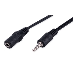 Кабель-удлинитель аудио Cablexpert CCA-423-2M-N, Jack 3.5(M)/Jack 3.5(F), 2м, черный, пакет, фото5