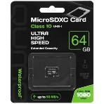 Флеш карта QUMO QM64GMICSDXC10U1 64Gb MicroSDXC Class 10 UHS-I, SD adapter, фото4