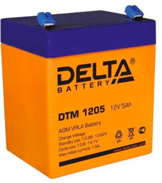 Батарея для ИБП Delta DTM 1205 (12V, 5Ah)