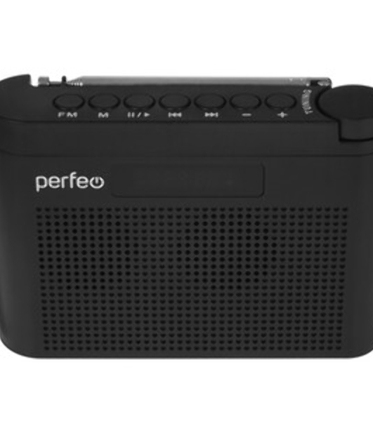 Радиоприемник Perfeo цифровой ТАЙГА FM+ 66-108МГц/MP3/встроенный аккум,USB/черный (I70BK) (PF_C4939)