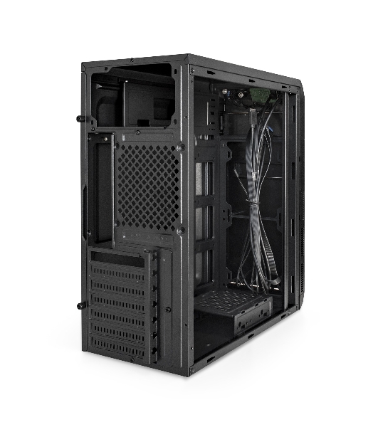 Компьютерный корпус Miditower ExeGate XP-334UC-XP450 (ATX, XP450 с вент. 12см, 1хUSB/1хUSB 3.0/1хTypeC, аудио, черный)