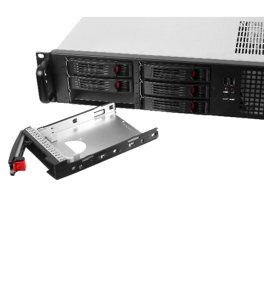 Серверный корпус ExeGate Pro 2U660-HS06 (RM 19', высота 2U, глубина 660, БП 600ADS, 6xHotSwap, USB)