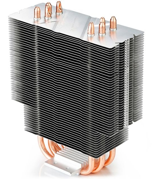 Кулер Deepcool GAMMAXX 400 BLUE BASIC серебристый 120мм алюминий+медь 1500rpm 30db 4-pin 130W 154мм