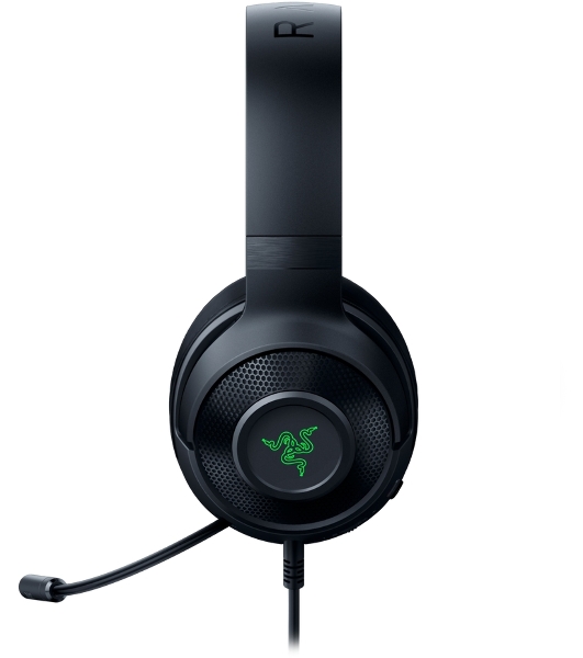 Гарнитура Razer Kraken V3 X (2022) чёрный, проводная, USB, подсветка